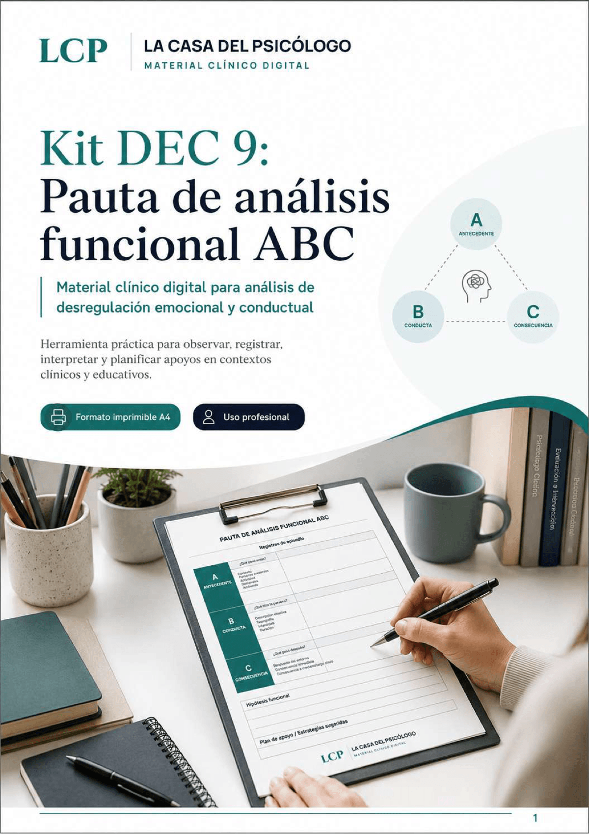 Kit DEC 9: Pauta de análisis funcional ABC