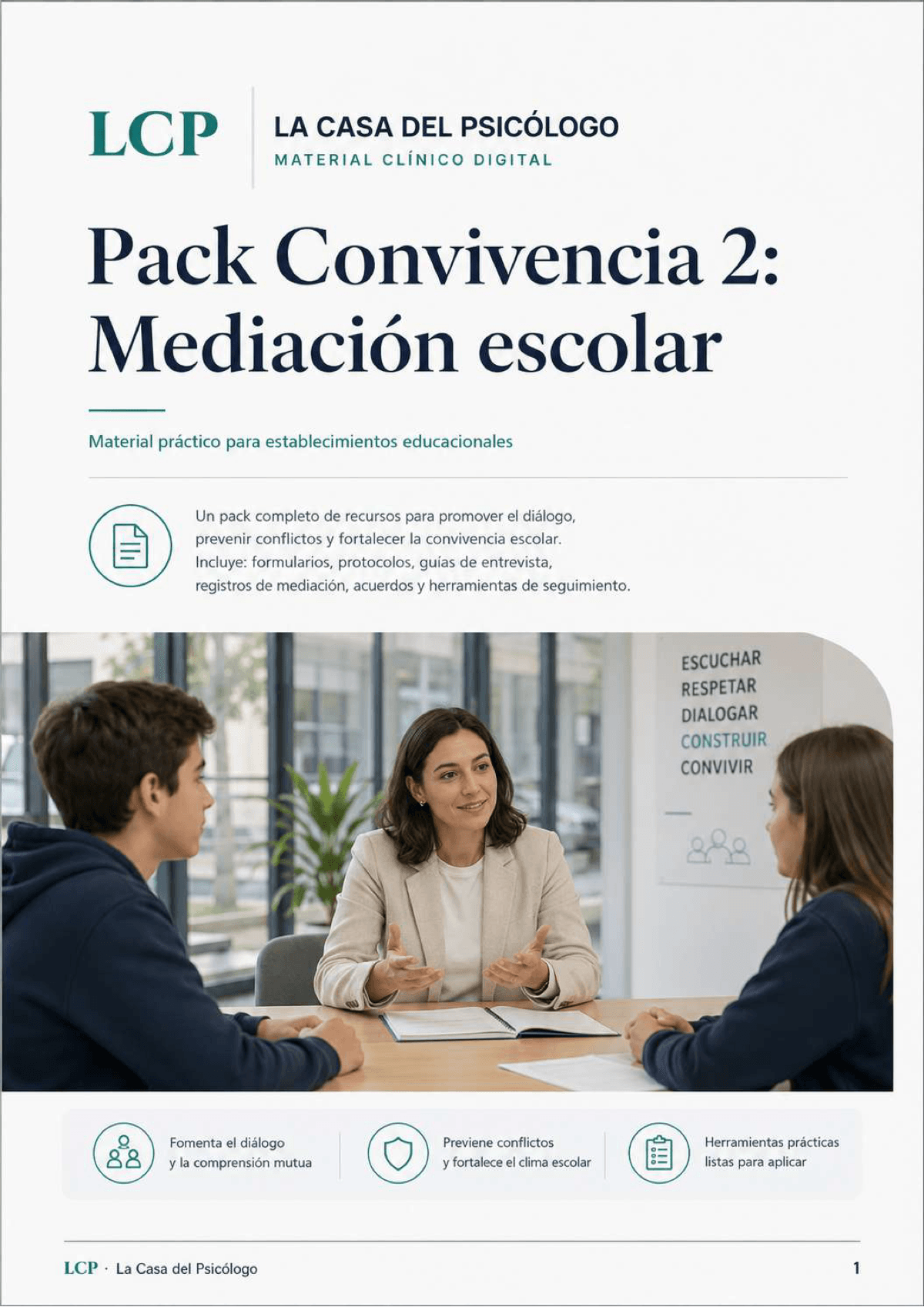 Pack Convivencia 2: Mediación escolar