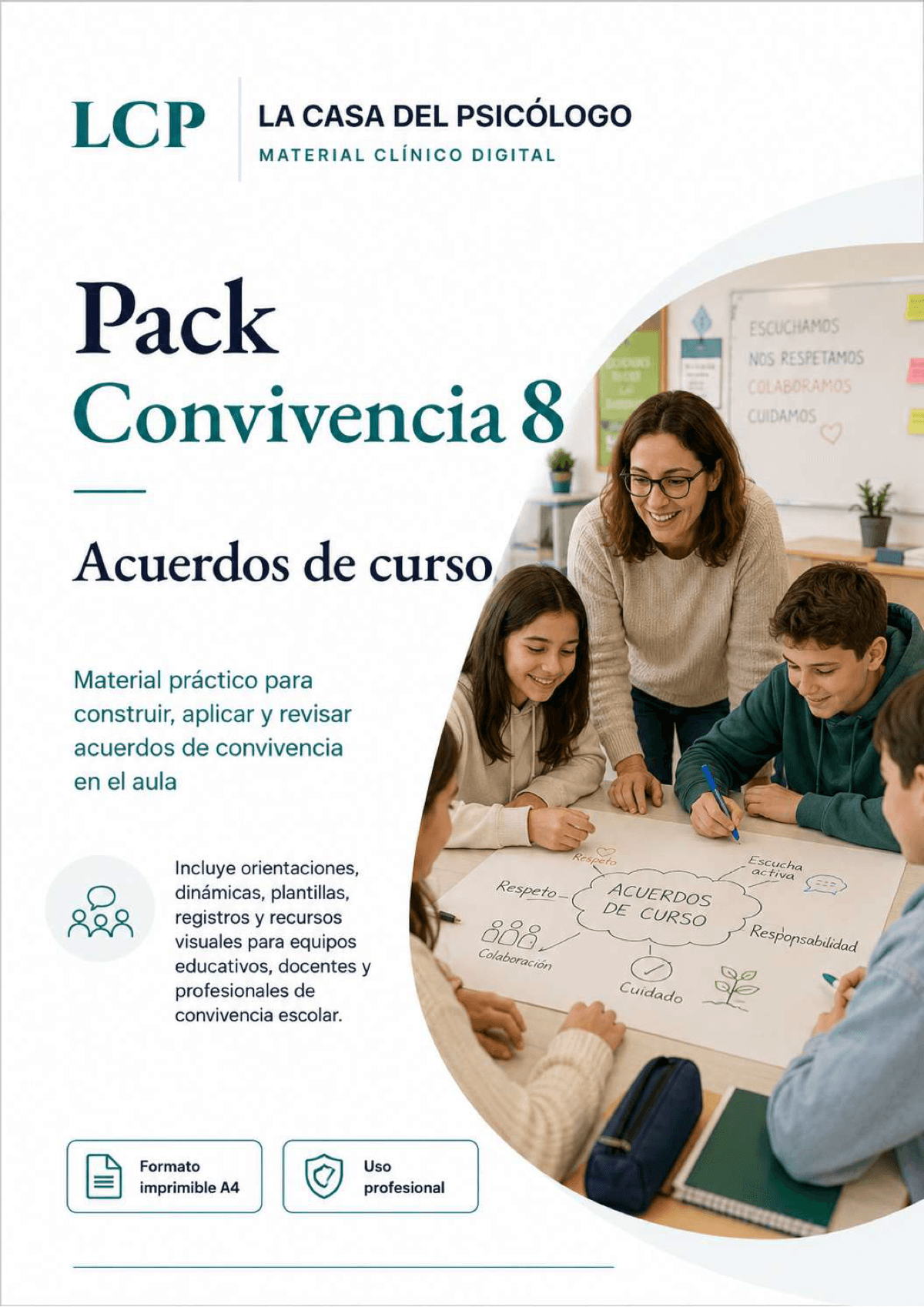 Pack Convivencia 8: Acuerdos de curso