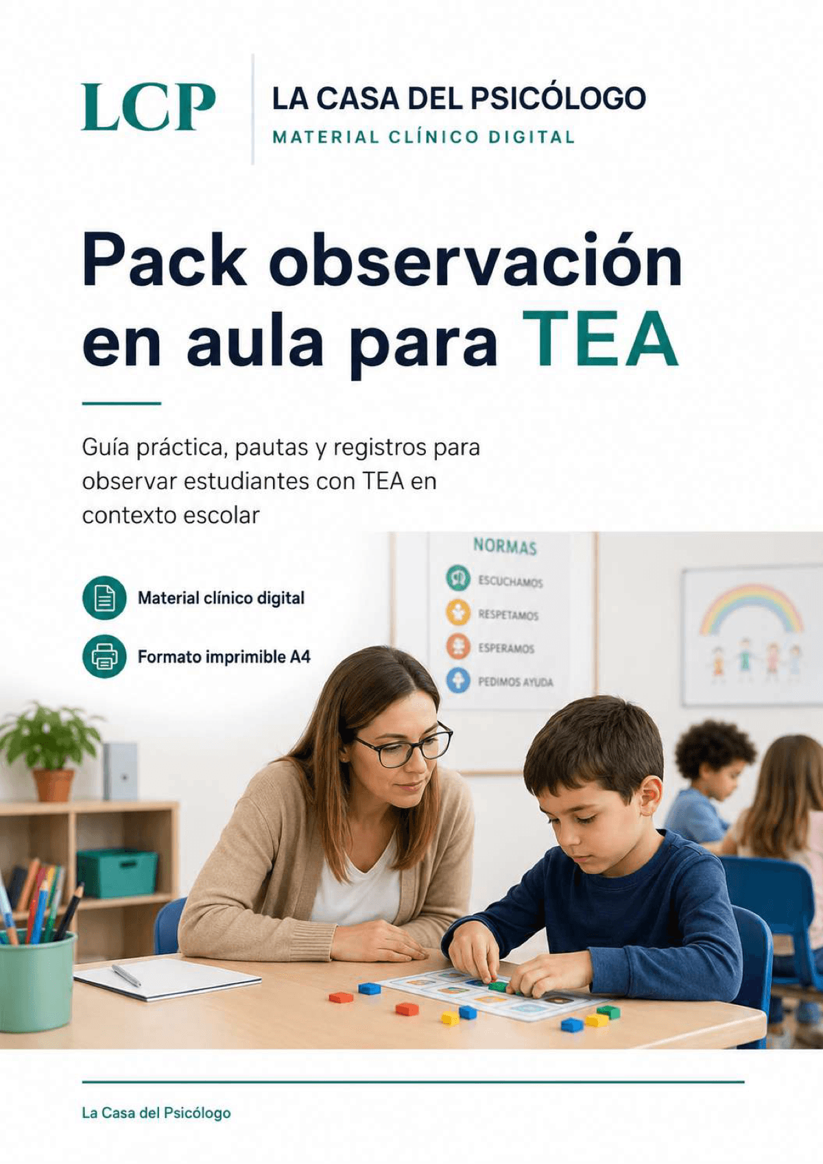 Pack observación en aula para TEA