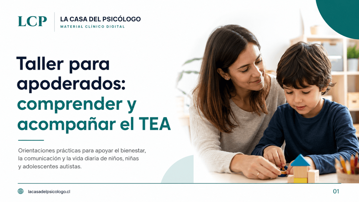 Taller para apoderados: Comprender y acompañar el TEA