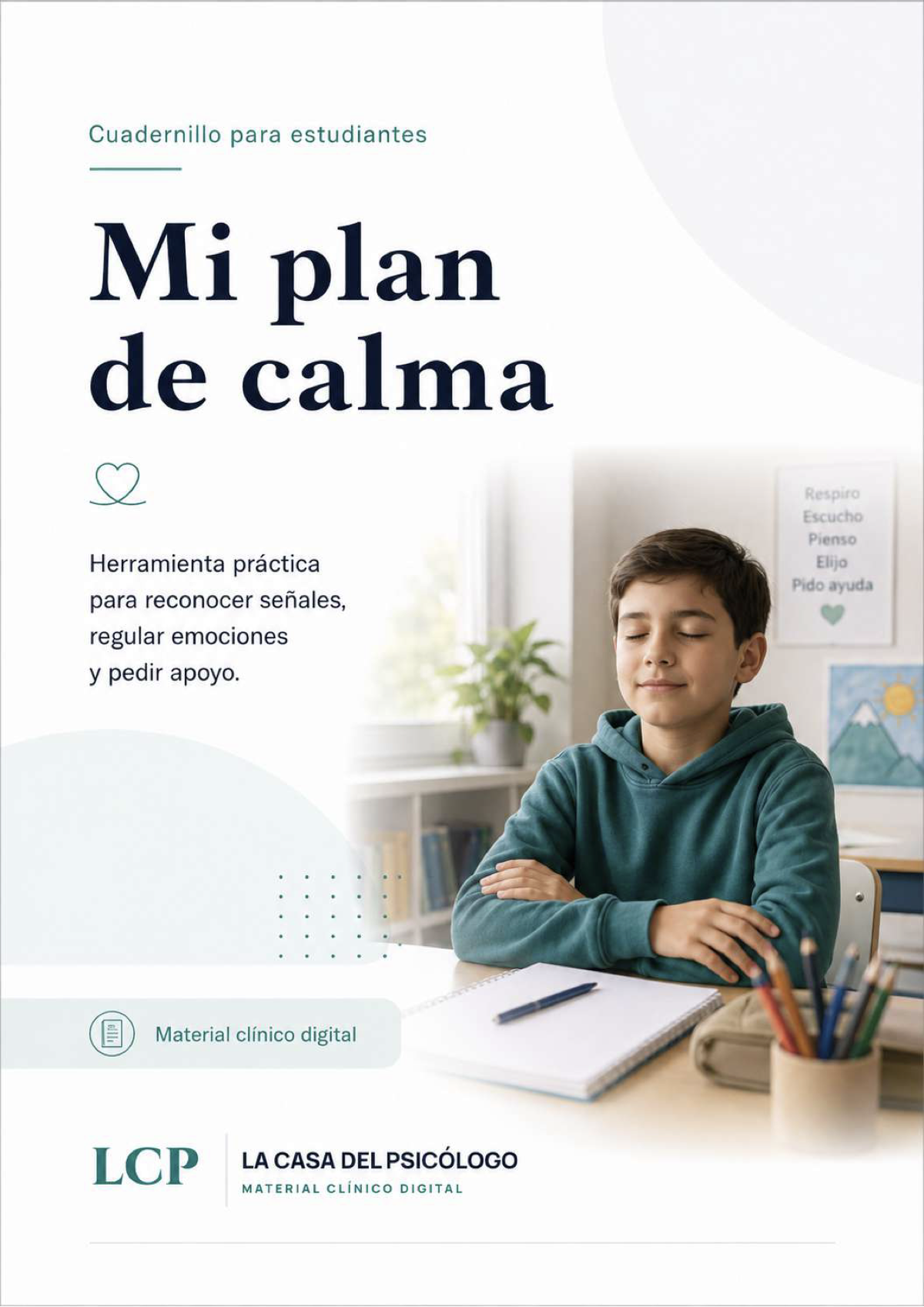 Cuadernillo para estudiantes: Mi plan de calma