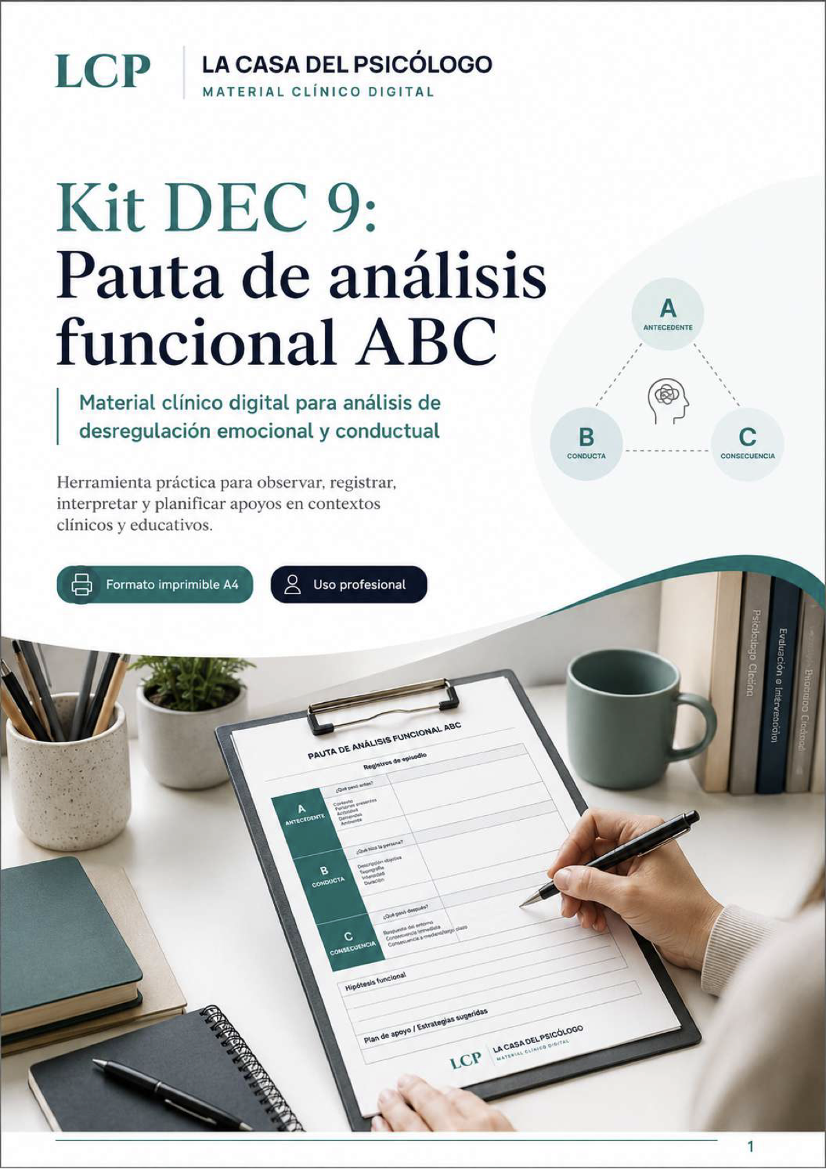 Kit DEC 9: Pauta de análisis funcional ABC