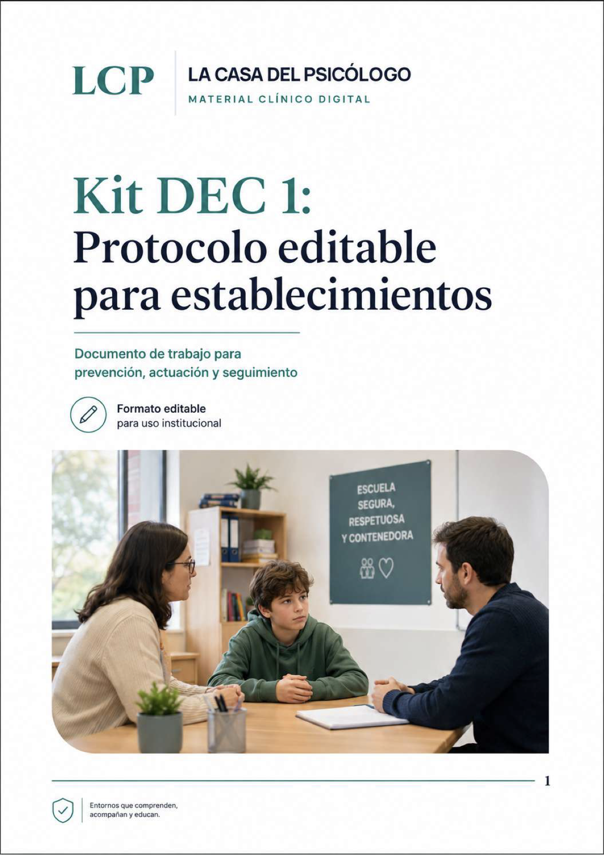 Kit DEC: Protocolo editable para establecimientos