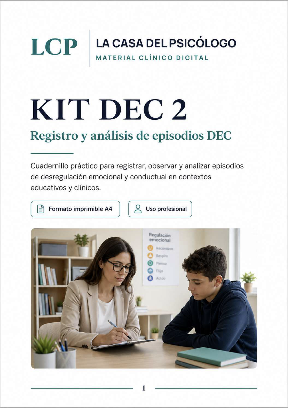 Kit DEC 2: Registro y análisis de episodios DEC