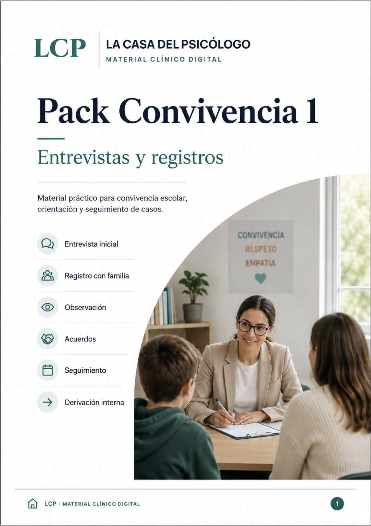 Pack Convivencia 1: Entrevistas y registros