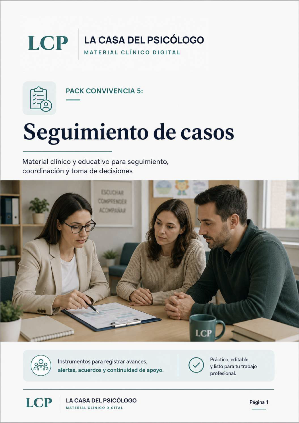 Pack Convivencia 5: Seguimiento de casos
