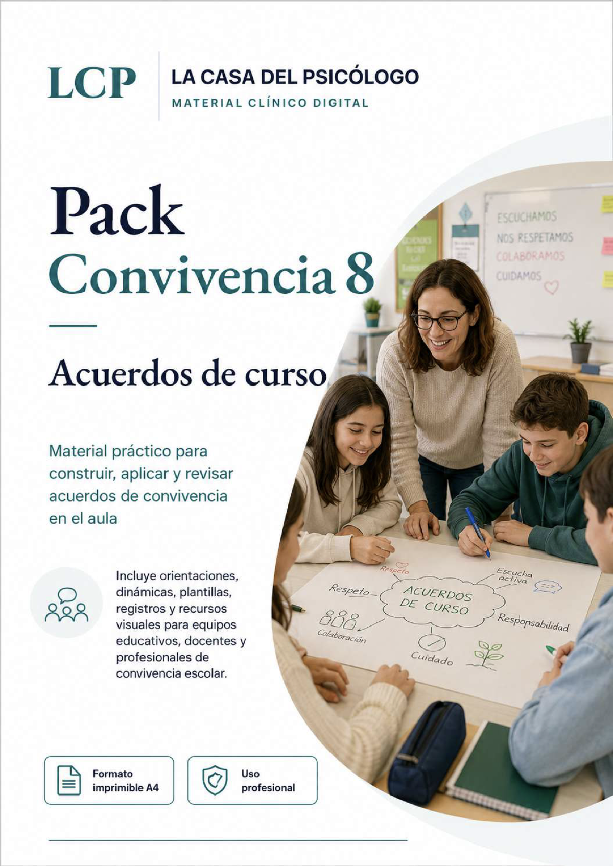 Pack Convivencia 8: Acuerdos de curso