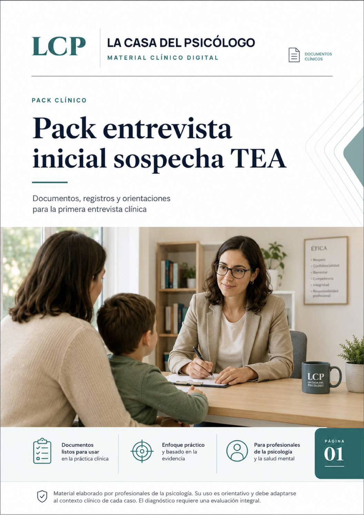 Pack entrevista inicial: Sospecha TEA