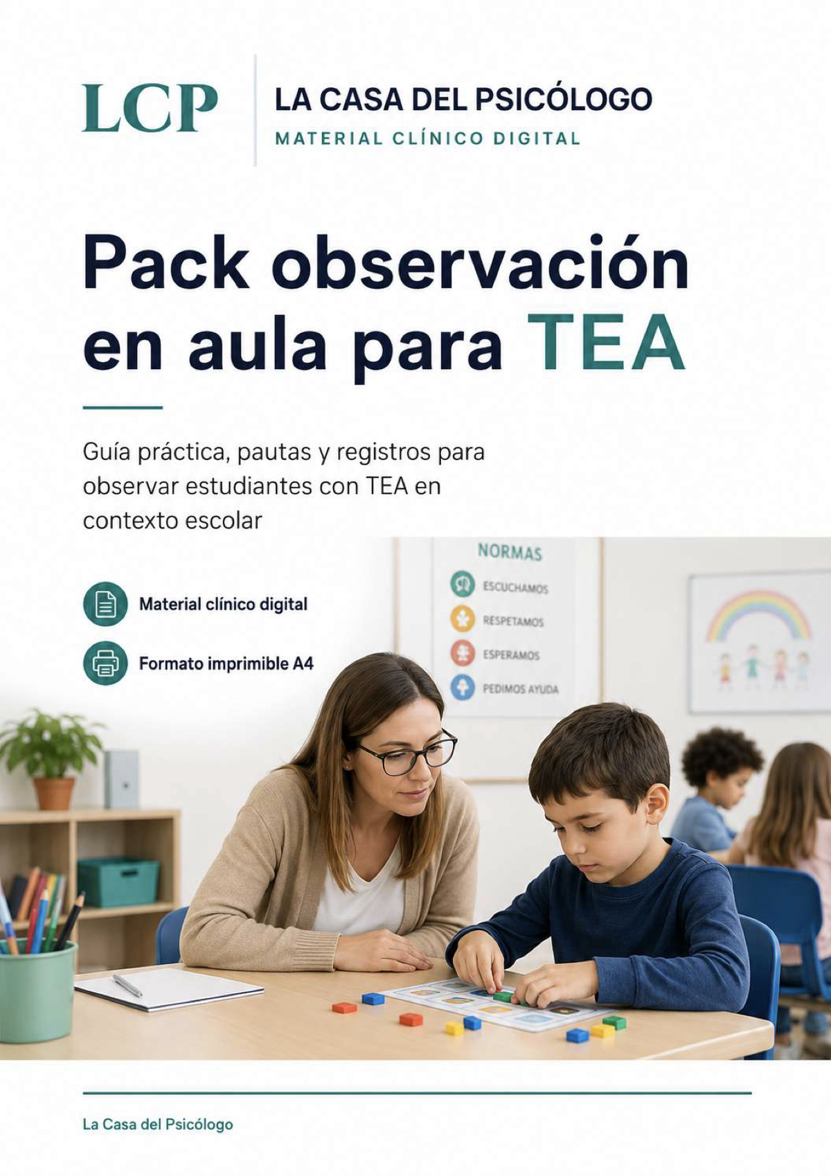 Pack observación en aula para TEA