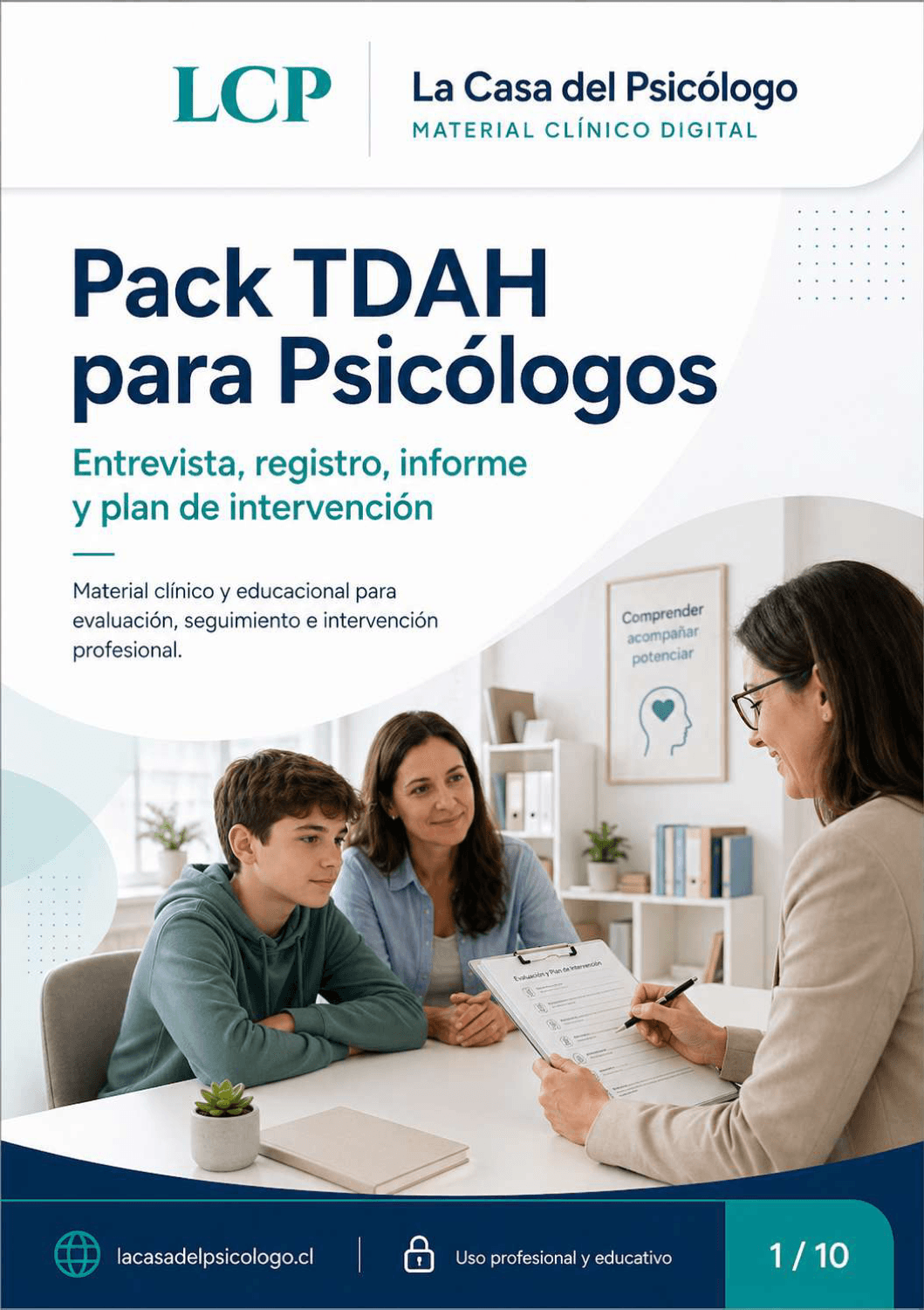 Pack TDAH para Psicólogos: Entrevista, registro e informe