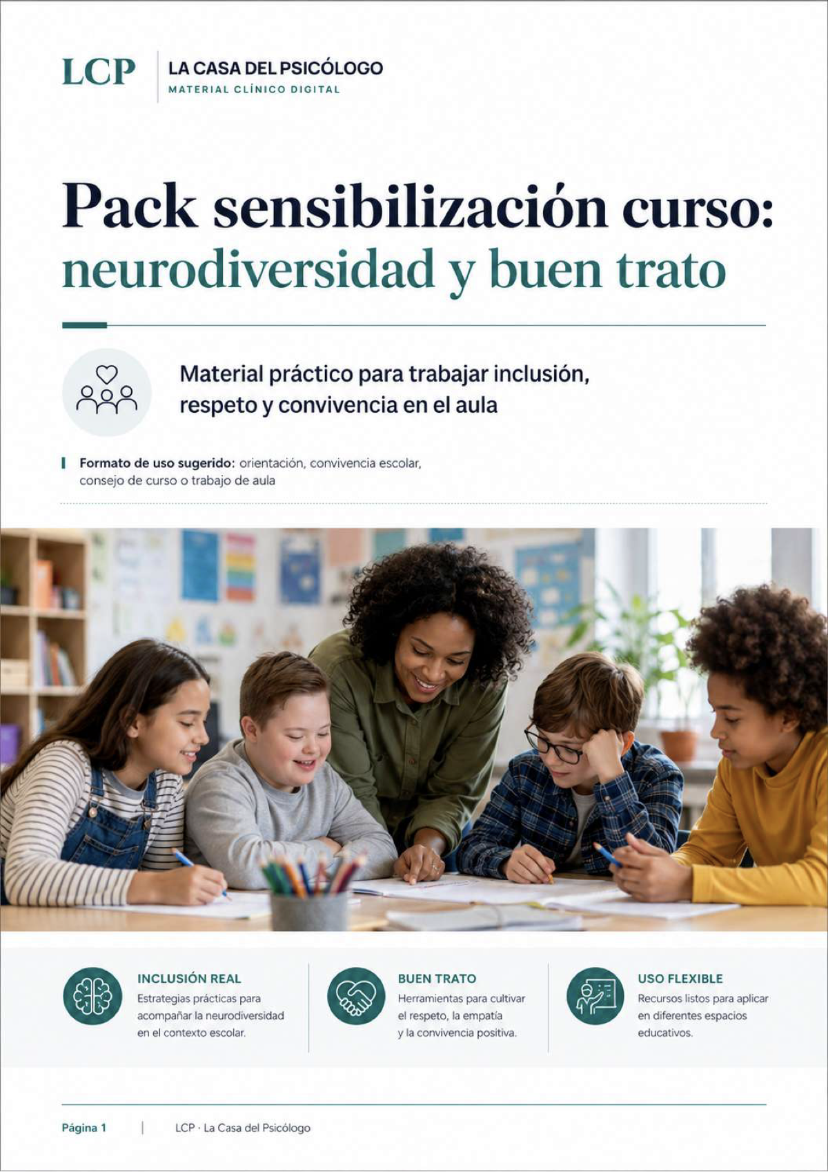 Pack sensibilización curso: Neurodiversidad y buen trato