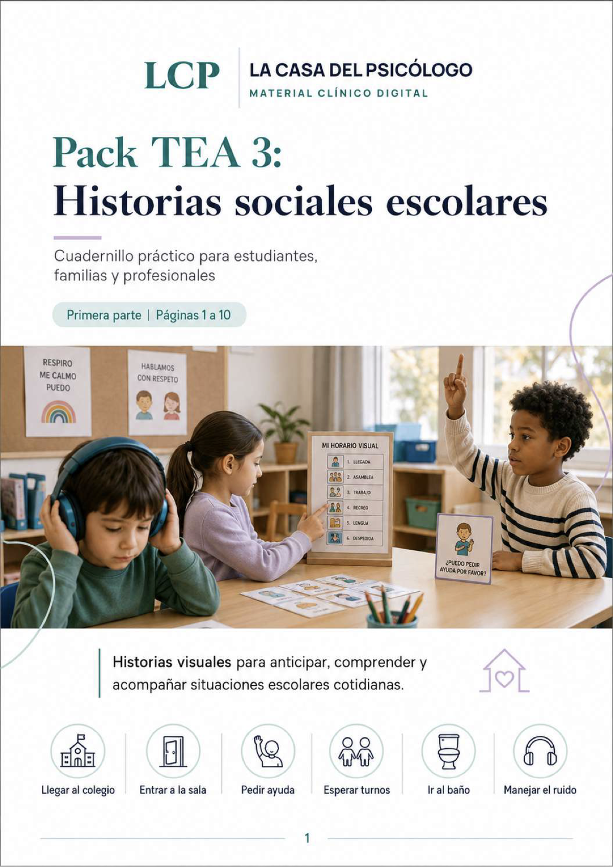 Pack TEA 3: Historias sociales escolares
