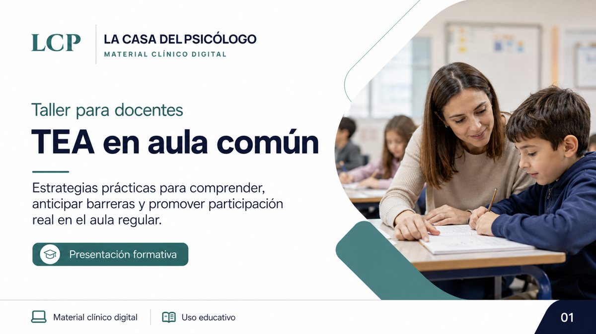 Taller para docentes: TEA en aula común